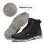 Mishansha Chaussure Hiver Chaude Fourrée Bottines Hiver pour Homme Femme Gr.36-48