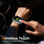 TAURI 2 Pièces PC Coque Compatible avec Apple Watch Ultra 3/2/1 49mm, Protection écran Dur Ultra Mince [Sensible au Toucher] en 