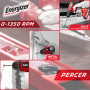 Energizer - Perceuse Visseuse Sans Fil 20V Ultra Légère Couple 40 Nm, 2 Vitesses (1850 RPM), Mandrin 10mm, Inclus 2 Batteries 20