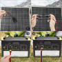 YAODHAOD plug solaire vers câble DC 8mm 12awg 1M dc7909 vers panneau solaire plug câble solaire Compatible avec jackery explorer