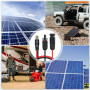 YAODHAOD plug solaire vers câble DC 8mm 12awg 1M dc7909 vers panneau solaire plug câble solaire Compatible avec jackery explorer