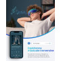 RENPHO masseur oculaire avec télécommande et chaleur, masque de massage des yeux rechargeable avec musique bluetooth pour soulag