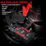 FNNEMGE Booster Batterie 6000A 26800mAh Jump Starter (jusqu'à Tout Le Essence, Moteur Gazole 10,0L), avec Port de Charge USB, lu