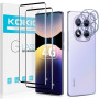 Kokio Verre Trempé pour Xiaomi Redmi Note 14 Pro 4G, 2 Pièces Protection écran Film et 2 Pièces Caméra Arrière Protecteur, Anti-