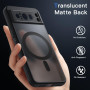 JETech Coque Magnétique pour Google Pixel 8 Pro 6,7 Pouces 2023, Compatible avec MagSafe, Étui Housse Antichoc à Dos Translucide