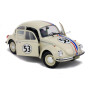 Solido- Aucun Volkswagen Beetle 1303 Herbie-1974-Echelle 1/18, 421184040, Beige, 22 X 8,5 X 11