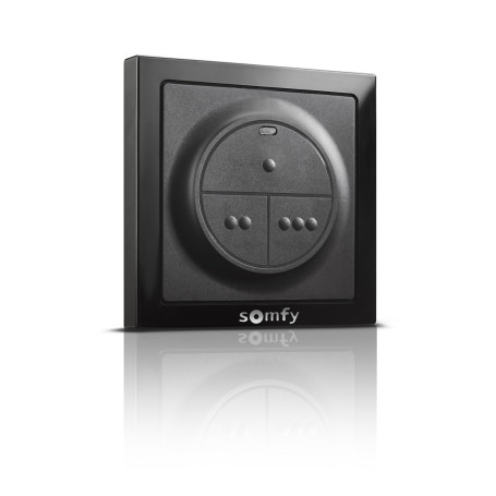Somfy 1870781 - Commande murale radio RTS - Pour commander 3 motorisations RTS - Sans fil – Etanche