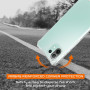 QUITECO Coque pour Xiaomi 11 Lite 5G NE, Housse Protection Souple Silicone TPU avec Coins Renforcés, Transparente