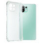 QUITECO Coque pour Xiaomi 11 Lite 5G NE, Housse Protection Souple Silicone TPU avec Coins Renforcés, Transparente