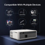 Vidéoprojecteur, 20000 Lumens 4K Supporte Retroprojecteur, AKIYO O8 Projecteur Native 1080P WiFi6 Bluetooth 5.2, 300'' Home Ciné