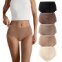 SHARICCA Culotte sans Couture Femme - Taille Haute Elasticité Invisible Slips Confort Respirant Sport Culottes Grande Taille