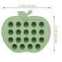 PandaEar Plateau Congélateur en Silicone pour Bébé, Lot de 2 Plateaux pour Bébé pour Fruits et Aliments, Conteneur de Stockage e