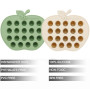 PandaEar Plateau Congélateur en Silicone pour Bébé, Lot de 2 Plateaux pour Bébé pour Fruits et Aliments, Conteneur de Stockage e