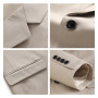 KUDMOL Costume Homme Mariage 3 Pièces Slim Fit Business à Deux Boutons Smokimg Couleur Unie Costumes Blazer Veste et Pantalon Gi
