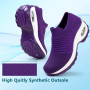 Chaussure Femme Sneakers Chaussures Orthopediques Legere sans Lacets Tennis Confort Outdoor de Jogging Sport Fitness Gym Athléti