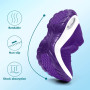 Chaussure Femme Sneakers Chaussures Orthopediques Legere sans Lacets Tennis Confort Outdoor de Jogging Sport Fitness Gym Athléti