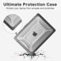 MOSISO Compatible avec MacBook Pro 16 2025-2021 M4 M3 M2 M1 A3403 A3186 A2991 A2780 A2485,Nid d'abeille Antichoc Usage Intensif 