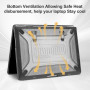 MOSISO Compatible avec MacBook Pro 16 2025-2021 M4 M3 M2 M1 A3403 A3186 A2991 A2780 A2485,Nid d'abeille Antichoc Usage Intensif 