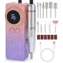 Ponceuse pour Ongles,35000Rpm Lime a Ongle Electrique, Ponceuse Manucure, Ponceuse Ongle Semi Permanent, Ponceuse Ongle Portable