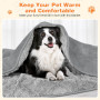 Omtofo Couverture Chien 100x75cm, Tissu Flannel Imperméable, Moelleux et Chaud Couverture pour Chien, pour Chien Moyen et Grand,