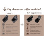 KOTLIE AC-513K 4 en 1 Multifonctionnel Machine à Café à Capsules, pour NES/DG/Café en Poudre/ESE Pod(44mm),19Bar, 0.8L réservoir