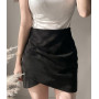 AIEOE Jupe Jmini pour Femme Jupes Crayon Sexy Courte Hiver Élégante Plissée Cocktail Party Taille S-XL