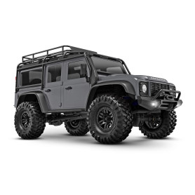 TRAXXAS TRX-4M 1/18 LD Land Rover Defender Scale Crawler argenté avec Batterie/Chargeur 4WD RTR