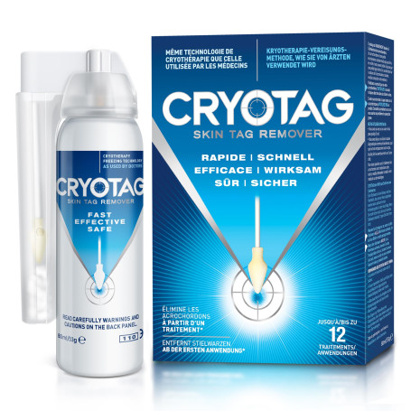 Cryotag Skin Tag Remover Traitement Acrochordons - Rapide Efficace Sûr - Élimine les acrochordons par cryothérapie à partir d'un