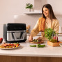Cecotec Friteuse à Air sans Huile - 9L Séparable en 2 - Air Fryer Cecofry Dual 9000, 2850W, Diététique et Digitale, Panneau Tact
