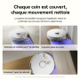 NARWAL Freo X10 Pro Aspirateur Robot, 11 000 Pa, Double Flux Anti-Enchevêtrement, Une Serpillère Plus Large, Auto-Nettoyage et S