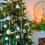 ZoZoMaiy 24 Pièces Cristal Glaçon Ornement Suspendu 13cm Stalactites Sapin de Noël en Acrylique avec 30M Ligne de Cristal, Placo