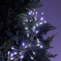 Luccika Guirlande Lumineuse de Noël en Métal, Micro-LED Cluster, 8 Modes d'Éclairage, Décoration Intérieure Extérieure pour Sapi