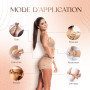 Ezero Maderotherapie Kit Complet Cellulite 6 Pièces - Kit Maderotherapie Complet - Palper Rouler Anti Cellulite, Rouleau Massage
