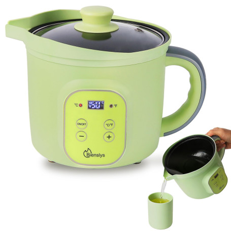 Fondoir à cire électrique 1,5 L avec contrôle précis de la température (30–150 °C), revêtement antiadhésif et bec verseur anti-g