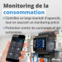 Shelly Pro 4PM - Interrupteur connecté sur rail DIN, W-Fi, LAN (4 canaux - 40 A), Compteur de consommation intégré, Contrôle à d