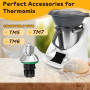 STFALI Couteaux adaptés pour Vorwerk Thermomix TM5, TM6, TM7, Lames de mélange de rechange pour Thermomix TM7, TM6, TM5, Compati