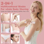 XkuiHF 2 in 1 Rasoir Electrique Femme, Tondeuse Femme Intime, IPX7 Étanche Rasoir Femme, utilisation humide et sèche pour le vis