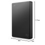 Seagate Portable Amazon Special Edition 4To, USB 3,0 Portable Disque dur externe pour Mac, PC, Services Rescue (STGX4000400)