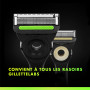 Gillette Labs Lot De 10 Recharges De Rasoir Pour Hommes, AUTHENTIQUES, A 5 Meilleures Lames De La Marque, Barre Exfoliante Pour 