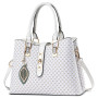 FORRICA Sac à Main Femme Sacs à Bandoulière Pendentif Exquis Sac Fourre Tout PU Cuir Dames Sac Portés Main pour Banquet Navette 