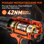 Perceuse Visseuse Sans Fil 20V, Visseuse Devisseuse Sans Fil avec 2 Batteries 2.0Ah, 42Nm, 25+1 Réglages de Couple, 2 Vitesses, 