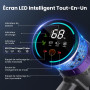 Circlio Aspirateur Balai sans Fil 600W/58000Pa/75min, Aspirateur sans Fil Puissant avec Écran LED Intelligent, Brosse Anti-emmêl