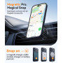 CANSHN Coque Magnétique pour iPhone 17 Pro (6,3 Pouces), Compatible avec MagSafe, [Protection Complète de l'appareil Photo] Hous