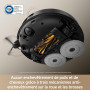 MOVA P50s Ultra, robot aspirateur laveur à vidage automatique, aspiration 24 000 Pa, StepMaster pour les obstacles et navigation