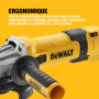 DEWALT - Meuleuse d'angle filaire 125mm à vitesse variable, 1500W avec interrupteur anti-redémarrage - Kit de surfaçage, DWE4257