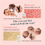 PURECLEAN Kit chauffe cire à épiler - 4 paquets de perles de cire, lotion post-épilation, bol en silicone - 54 articles pour tou