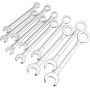 Treki 10PCS Mini Clés Mixtes Cle Plate a Cliquet Métriques 4mm-11mm Clés à Cliquet Articulées Clés Mixtes Portables Cliquet en A
