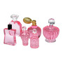 Ieron Miniature Rose Flacons de Parfum 6 Assortiment Boutique Accessoires de Salle de Bain Kit pour Maison de Poupée Ensemble de