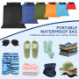 vsshe 6 Pcs Sac Étanche Léger, Waterproof Sac 1.5/2.5/3/3.5/5/8L, Coloré Sec Sacs Etanches, Ensemble de Sacs Séchés Étanches pou