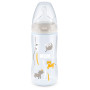 NUK First Choice+ Biberon, pour bébé de 6 à 18 mois, contrôle de la température, contrôle du flux, valve anti-colique, 300 ml, s